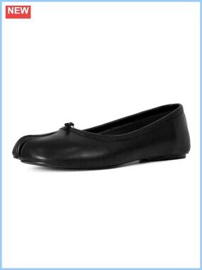 Split Toe Ballet Flats Wide Width Slip-On Work Shoes Women